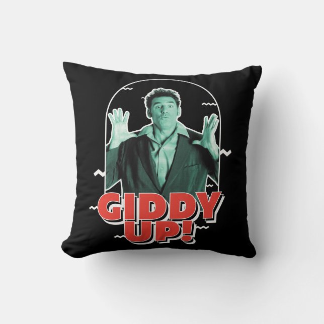 Seinfeld | Kramer - Giddy Up! Cushion (Front)