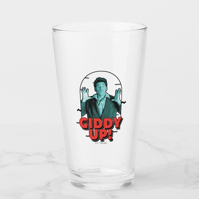 Seinfeld | Kramer - Giddy Up! Glass (Front)