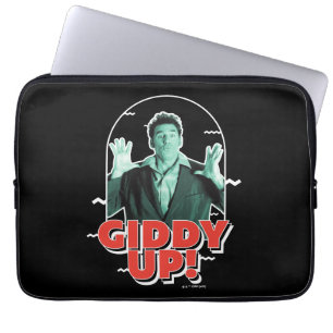 Seinfeld   Kramer - Giddy Up! Laptop Sleeve