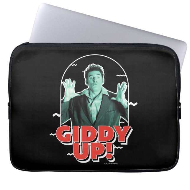 Seinfeld | Kramer - Giddy Up! Laptop Sleeve (Front)