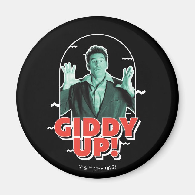 Seinfeld | Kramer - Giddy Up! Magnet (Front)
