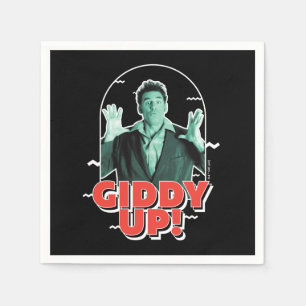 Seinfeld Kramer - Giddy Up! Napkin