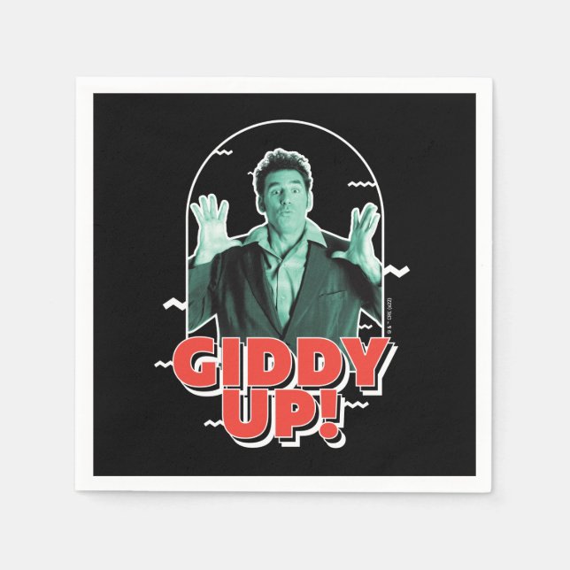 Seinfeld | Kramer - Giddy Up! Napkin (Front)