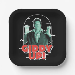 Seinfeld   Kramer - Giddy Up! Paper Plate