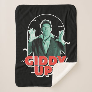 Seinfeld Kramer - Giddy Up! Sherpa Blanket