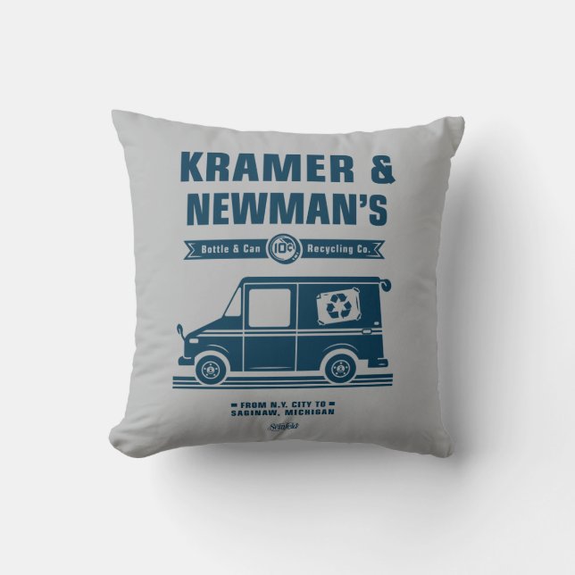 Seinfeld | Kramer & Newman's Recycling Co. Cushion (Front)