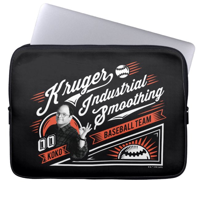 Seinfeld | Kruger Industrial Baseball Team Laptop Sleeve (Front)