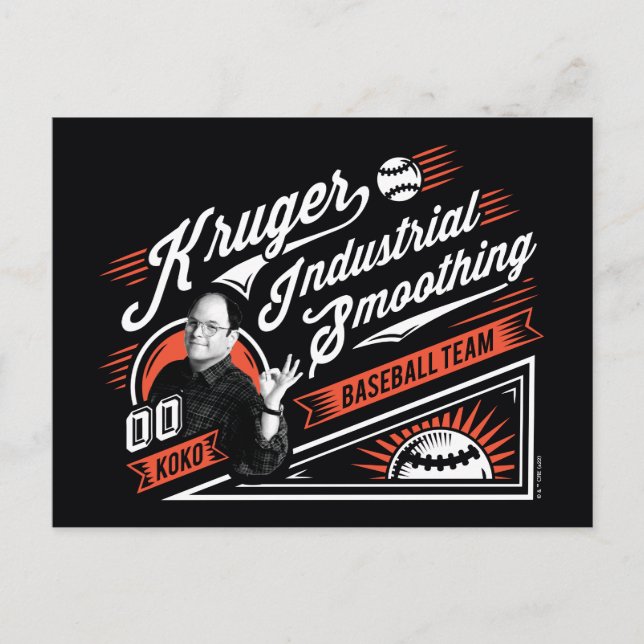 Seinfeld | Kruger Industrial Baseball Team Postcard (Front)