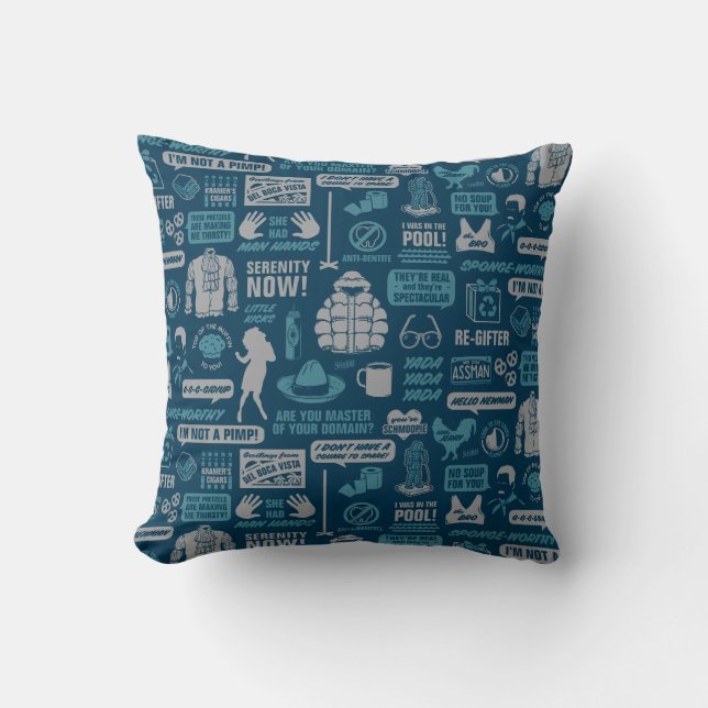 Seinfeld | Meme Pattern Cushion (Front)