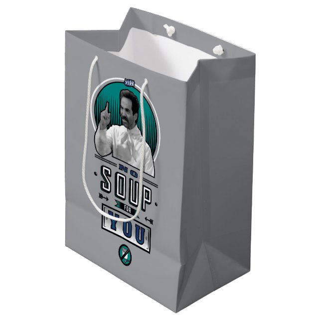 Seinfeld | No Soup For You Graphic Medium Gift Bag (Front Angled)