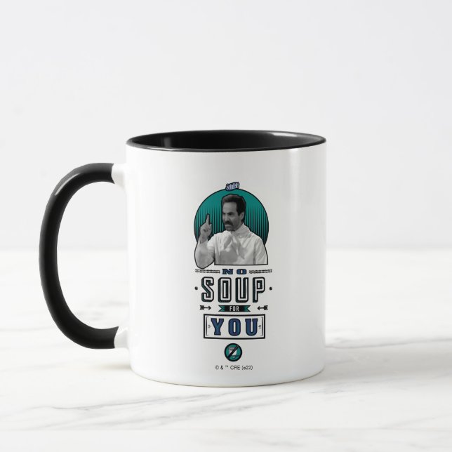 Seinfeld | No Soup For You Graphic Mug (Left)