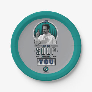 Seinfeld | No Soup For You Graphic Paper Plate