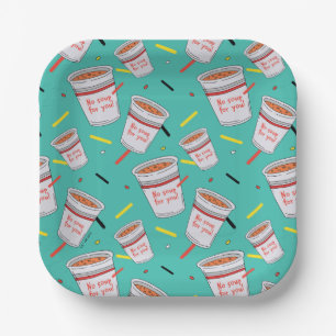 Seinfeld   No Soup For You Pattern Paper Plate