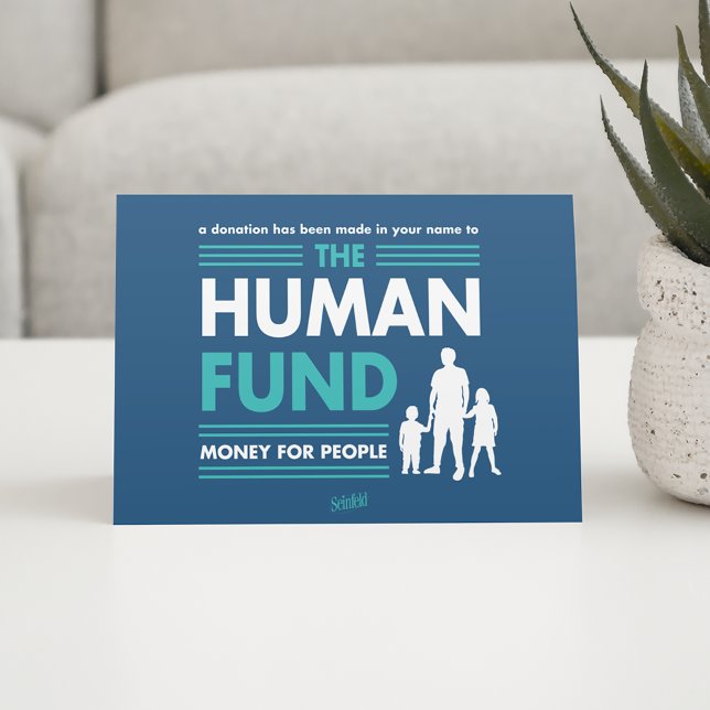 Seinfeld | The Human Fund Card (Card on table)