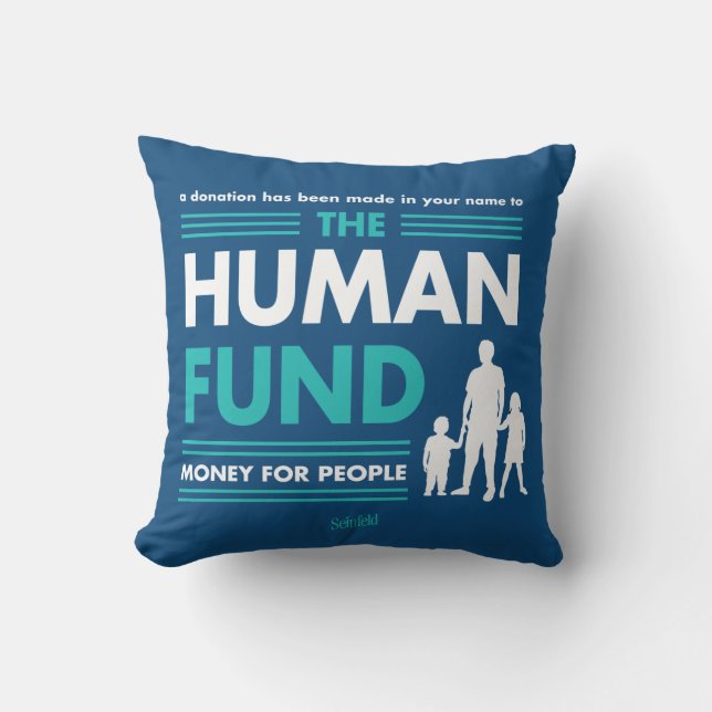 Seinfeld | The Human Fund Cushion (Front)