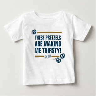 Seinfeld   "These Pretzels" Typography Graphic Baby T-Shirt