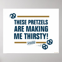 Seinfeld | "These Pretzels" Typography Graphic