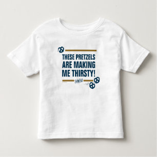 Seinfeld   "These Pretzels" Typography Graphic Toddler T-Shirt