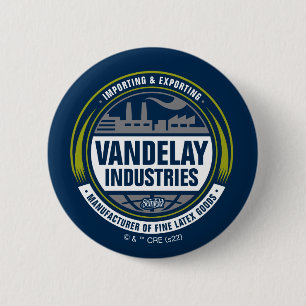 Seinfeld   Vandelay Industries Logo 6 Cm Round Badge