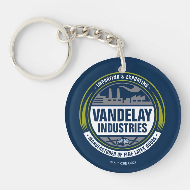 Seinfeld | Vandelay Industries Logo Key Ring (Front)