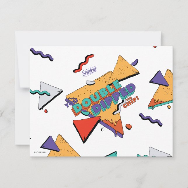 Seinfeld | You Double Dipped the Chip Card (Front)