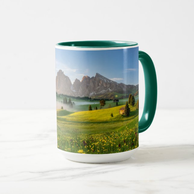 Seiser Alm, Dolomite Alps, Italy Mug (Front Right)