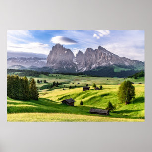 Seiser Alm   Dolomite Alps, Italy Poster