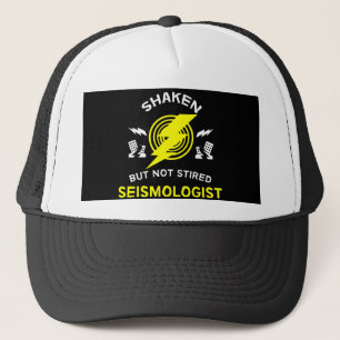 Seismologist Seismology Scientist Geology Mu Trucker Hat