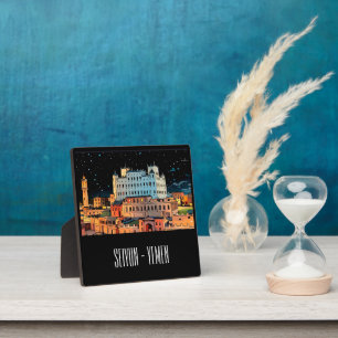 Seiyun City - Yemen Plaque