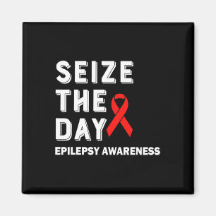 Seize The Day Epilepsy Awareness Magnet