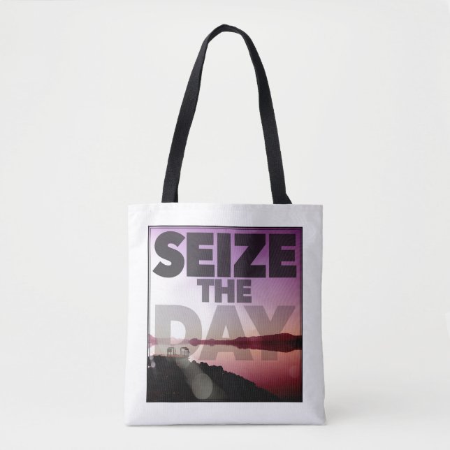 Seize The Day Tote Bag (Front)
