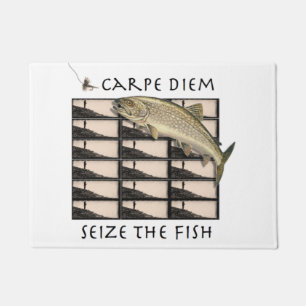 Seize the Fish Fisherman Doormat