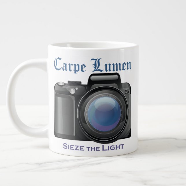 Seize the Light Jumbo Mug (Left)