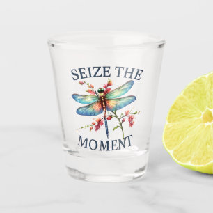 Seize The Moment - Artistic Dragonfly Shot Glass