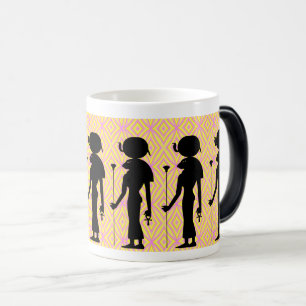 Sekhmet: Egyptian Goddess Silhouette & Symbol  Magic Mug