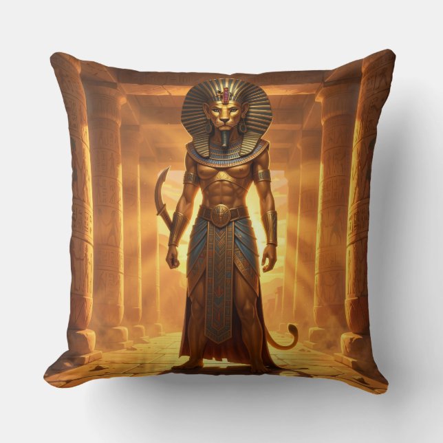 Sekhmet - Lion-Headed Goddess of War´2 Cushion (Front)