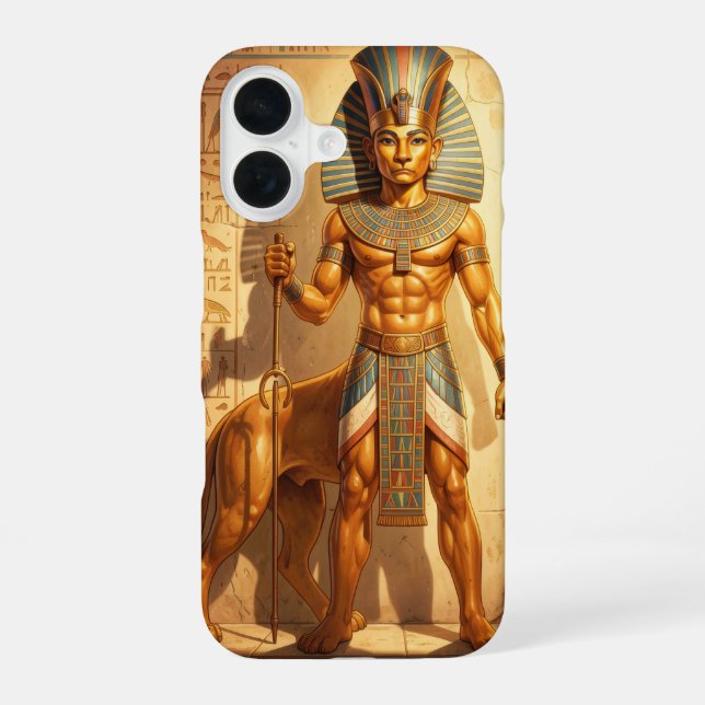 Sekhmet – Lion-Headed Goddess of War´3 iPhone 16 Case (Back)