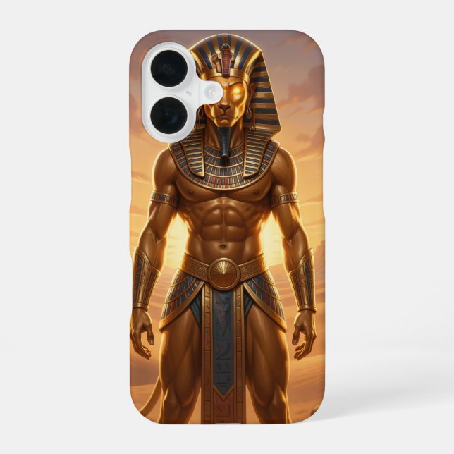 Sekhmet - Lion-Headed Goddess of War´4 iPhone 16 Case (Back)