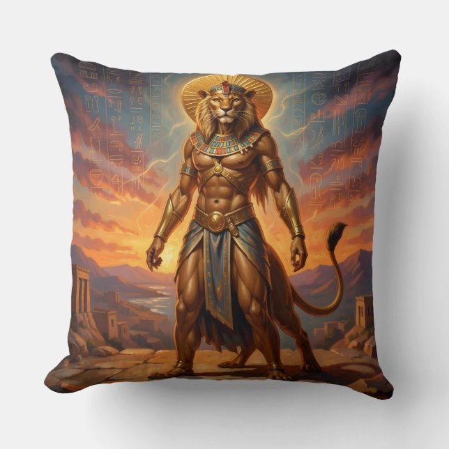 Sekhmet – Lion-Headed War Goddess´2 Cushion (Front)