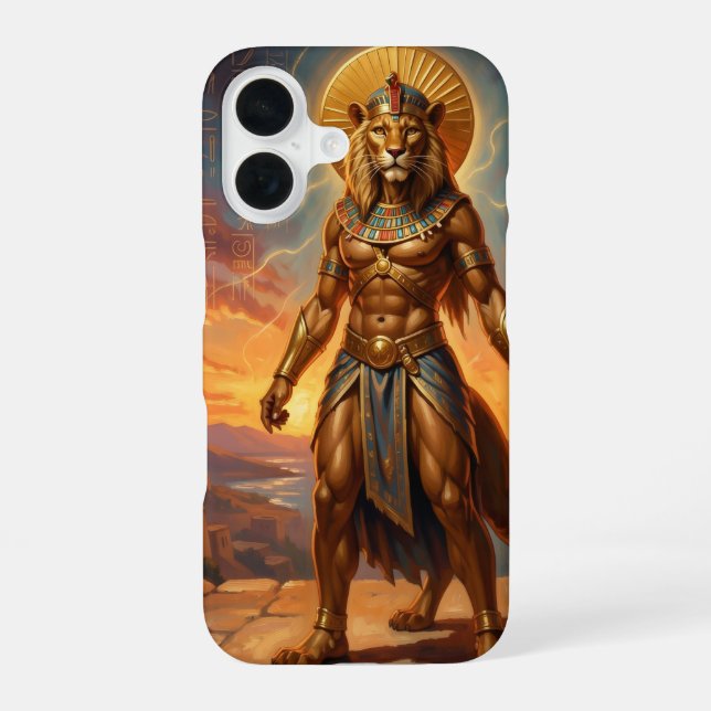 Sekhmet – Lion-Headed War Goddess´2 iPhone 16 Case (Back)