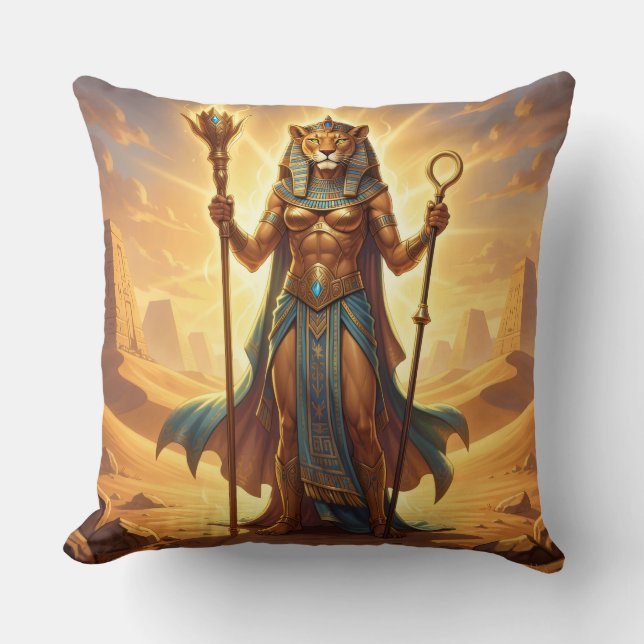 Sekhmet – Lion-Headed War Goddess´3 Cushion (Front)