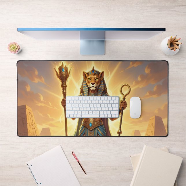 Sekhmet – Lion-Headed War Goddess´3 Desk Mat (Office 1)