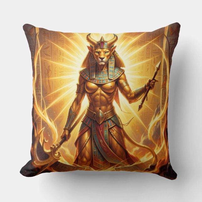 Sekhmet – Lion-Headed War Goddess´4 Cushion (Front)