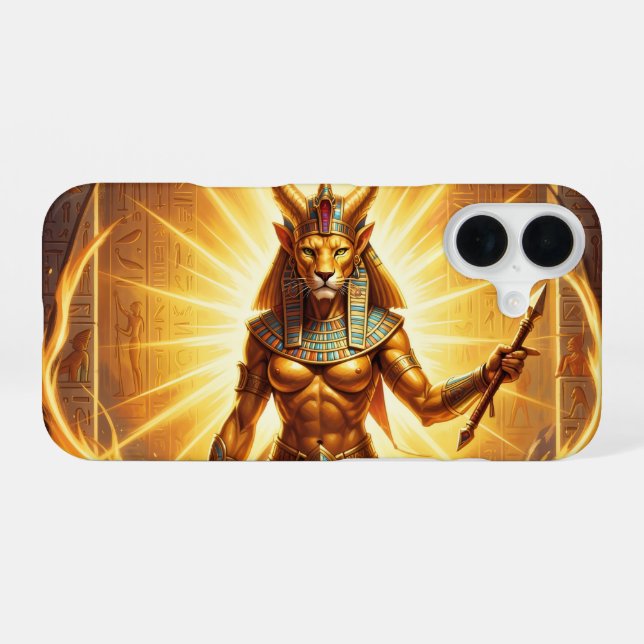 Sekhmet – Lion-Headed War Goddess´4 iPhone 16 Case (Back Horizontal)