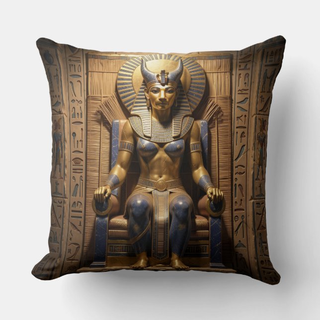 Sekhmet – Lion-Headed War Goddess Cushion (Front)