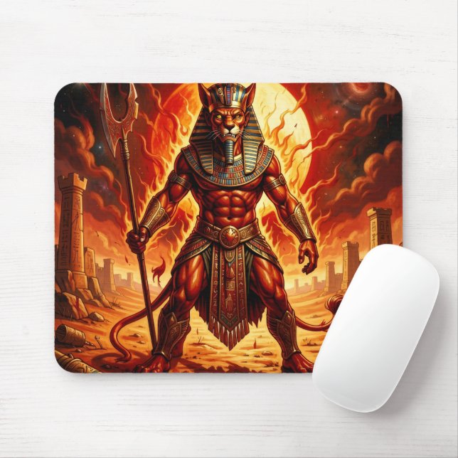 Sekhmet – Löwenköpfige Kriegsgöttin´1 Mouse Pad (With Mouse)