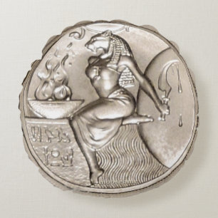 Sekhmet Two Ounce Solid .999 Silver  Round Cushion
