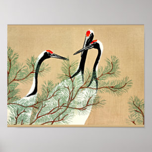 Sekka - Cranes from Momoyogusa Poster