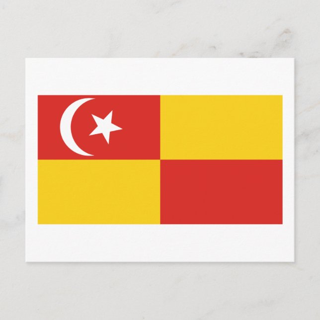 Selangor flag postcard (Front)