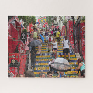selaron steps rio brazil jigsaw puzzle
